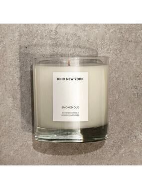 KIHO New York Smoked Oud 8.5 oz Coconut Wax Candle NIB